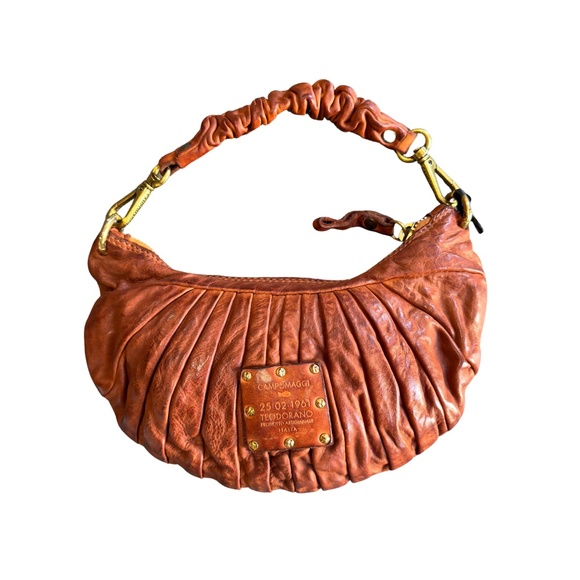 Shoulder Bag "LUNA" in cognac - Picture 2 of 6